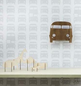 Ferm Living Wallpaper Rush Hour