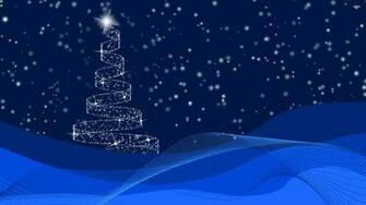 Sparkling Christmas Tree In The Night Wallpaper Holiday