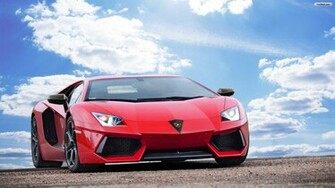 Youwall Red Lamborghini Aventador Wallpaper