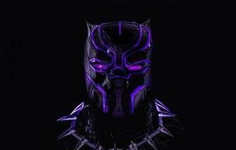 Wallpaper Mask Black Background Neon Comic Marvel