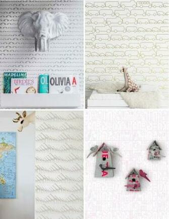 Nursery Sissy Marley For Jill Malek Modern Children S Wallpaper