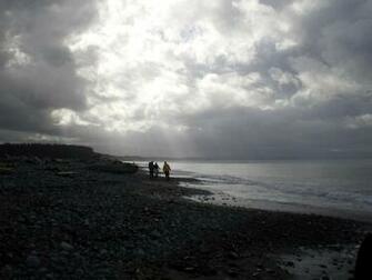 Related Pictures Stormy Beach Wallpaper