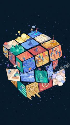 Colorful Art iPhone Wallpaper