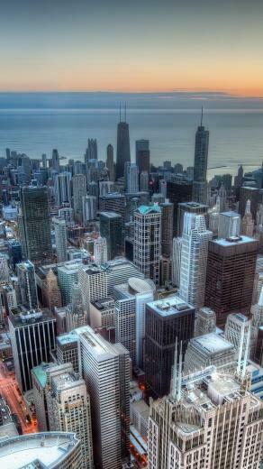 Wallpaper Sears Tower Skyscraper Chicago Usa