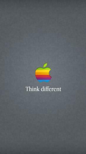 Think Different iPhone Wallpaper Top