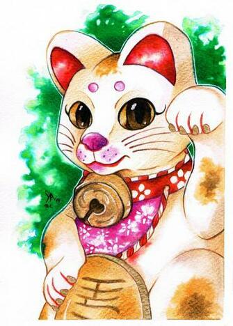 Maneki Neko By Ashayx