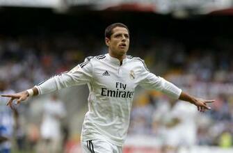 El Delantero Del Real Madrid Javier Hern Ndez Chicharito Habl Tras