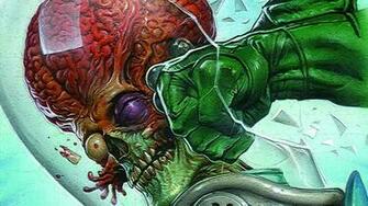 Mars Attacks Judge Dredd Full HD Wallpaper And Background