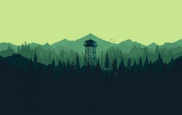 Wallpaper The Evening Mountains Game Forest Hills