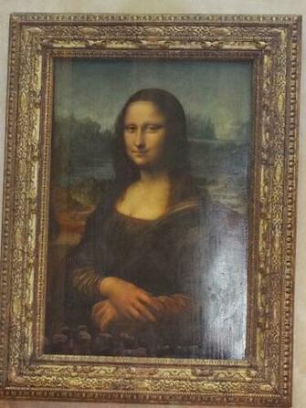 Wallpaper Mona Lisa Louvre