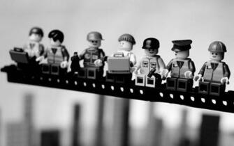 Lego Workers Wallpaper