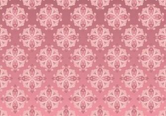 Rose Gold Rococo Pattern Background Vectors