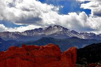 Pikes Peak Garden Of The Gods Range