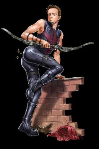 Marvel Bishounen Hawkeye By Stupjam