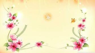 Butterfly And Flowers Wallpaper Wide HD