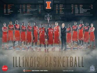 Fighting Illini Basketball Poster