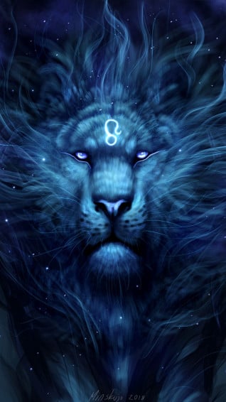 Galaxy Lion Wallpaper