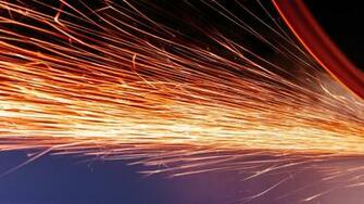 Abstract Sparks Wallpaper