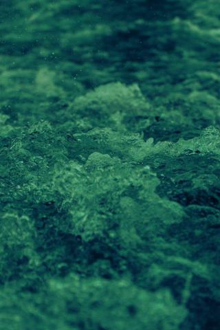 Wave Sea Green Ocean Nature Angry iPhone Wallpaper