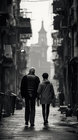 Couple Aesthetic Background Image Wallpaper