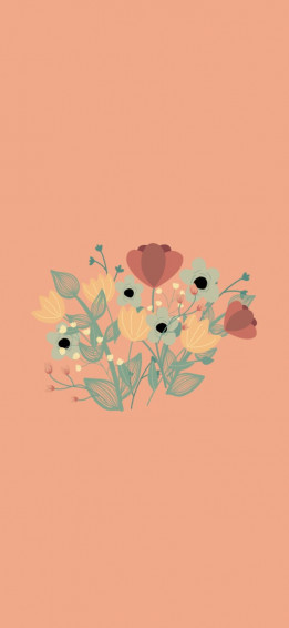 Wallpaper iPhonewallpaper Flowers Floral Drawing Procreate