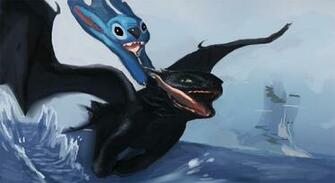 Toothless And Stitch By Morganagod