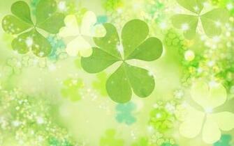 Glistening Clovers Wallpaper Myspace Background