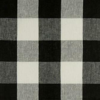 Buffalo Check Fabric In Charcoal