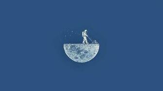 Funny Wallpaper Minimalist Astronaut