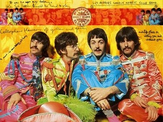 The Beatles Wallpaper Sgt Pepper