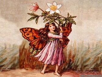 Wallpaper Windflower Fairies