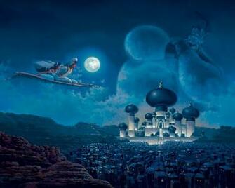 Flight Over Agrabah Desktop Pc And Mac Wallpaper