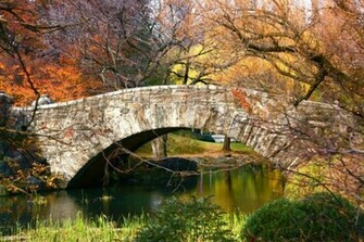 Pont De Pierre Central Park Wallpaper