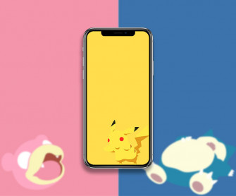 Pokemon Minimalist Wallpaper Cute Pikachu For iPhone