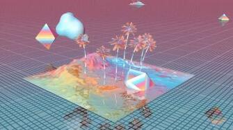 Aesthetic Vaporwave Wallpaper 1080p At Cool Monodomo