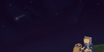 Sky Shooting Stars Scenery HD Wallpaper Desktop Pc Background A157