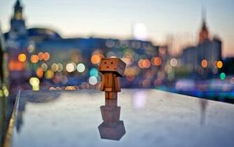 Danbo Bokeh City Light Wallpaper Widescreen