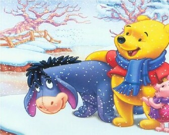 Eeyore Christmas Wallpaper