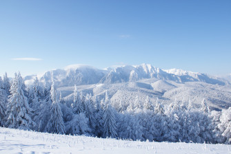 Snowy Mountains Wallpaper HD