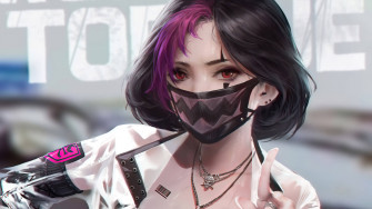 Tomboy Anime Girl Wallpaper