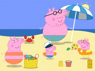 Peppa Pig Background Wallpaper