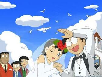 Nobita Shizuka Wedding Wallpaper High Definition Quality