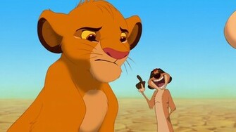 Simba And Timon The Lion King Wallpaper