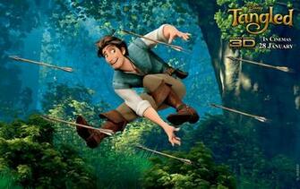 Flynn From Disney S Tangled Movie Desktop Wallpaper