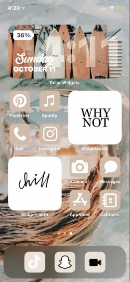 Ious Aesthetic iPhone Wallpaper App Homescreen