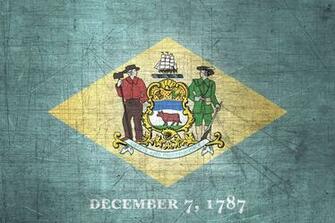 Delawarean Flag Metal Of Delaware It For