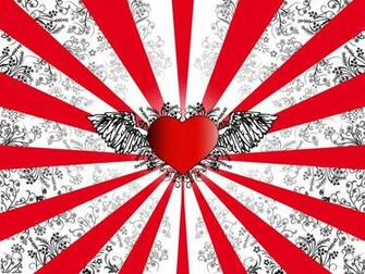 Heart With Wings Desktop Wallpaper