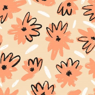 Pastel Orange Aesthetic Wallpaper