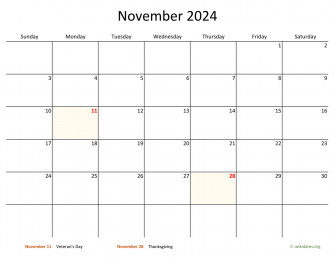 Mail Delivery November Calendar Wallpaper