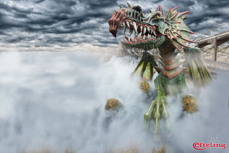 Efteling Wallpaper Van De Draak Achtbaan Joris En